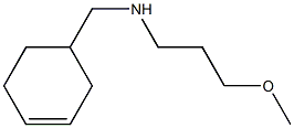 (cyclohex-3-en-1-ylmethyl)(3-methoxypropyl)amine 化学構造式