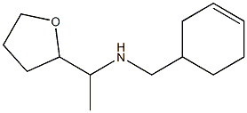 (cyclohex-3-en-1-ylmethyl)[1-(oxolan-2-yl)ethyl]amine,,结构式