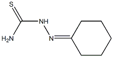 (cyclohexylideneamino)thiourea Structure