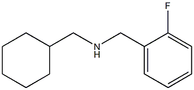 (cyclohexylmethyl)[(2-fluorophenyl)methyl]amine