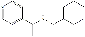 (cyclohexylmethyl)[1-(pyridin-4-yl)ethyl]amine,,结构式