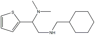 (cyclohexylmethyl)[2-(dimethylamino)-2-(thiophen-2-yl)ethyl]amine Struktur