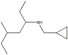 (cyclopropylmethyl)(5-methylheptan-3-yl)amine Structure