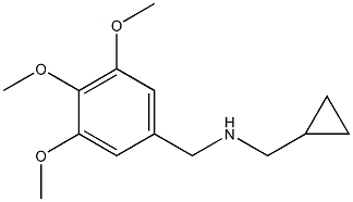 (cyclopropylmethyl)[(3,4,5-trimethoxyphenyl)methyl]amine,1019560-96-3,结构式