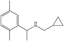 (cyclopropylmethyl)[1-(2,5-dimethylphenyl)ethyl]amine Structure