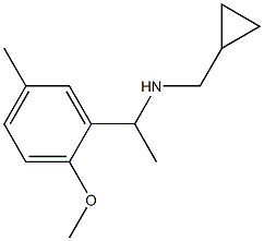 (cyclopropylmethyl)[1-(2-methoxy-5-methylphenyl)ethyl]amine