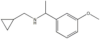 (cyclopropylmethyl)[1-(3-methoxyphenyl)ethyl]amine 结构式