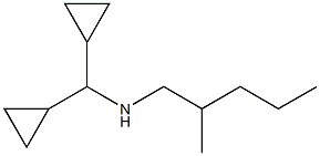 (dicyclopropylmethyl)(2-methylpentyl)amine Struktur