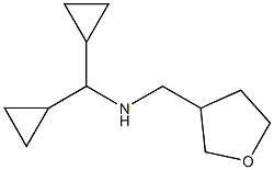 (dicyclopropylmethyl)(oxolan-3-ylmethyl)amine 结构式