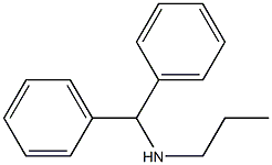 (diphenylmethyl)(propyl)amine 化学構造式