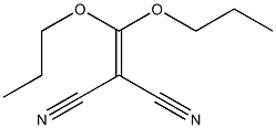 (dipropoxymethylene)malononitrile 结构式