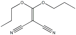 (dipropoxymethylene)malononitrile,,结构式