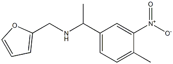 (furan-2-ylmethyl)[1-(4-methyl-3-nitrophenyl)ethyl]amine