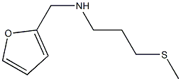 (furan-2-ylmethyl)[3-(methylsulfanyl)propyl]amine,,结构式