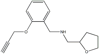 (oxolan-2-ylmethyl)({[2-(prop-2-yn-1-yloxy)phenyl]methyl})amine Structure