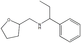 (oxolan-2-ylmethyl)(1-phenylpropyl)amine Structure