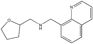 (oxolan-2-ylmethyl)(quinolin-8-ylmethyl)amine Structure