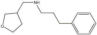 (oxolan-3-ylmethyl)(3-phenylpropyl)amine Structure