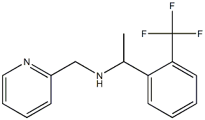 (pyridin-2-ylmethyl)({1-[2-(trifluoromethyl)phenyl]ethyl})amine|