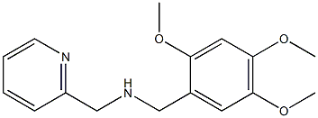 (pyridin-2-ylmethyl)[(2,4,5-trimethoxyphenyl)methyl]amine 结构式