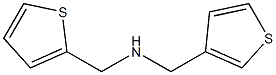 (thiophen-2-ylmethyl)(thiophen-3-ylmethyl)amine,,结构式