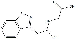 [(1,2-benzisoxazol-3-ylacetyl)amino]acetic acid|