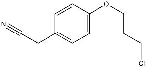 [4-(3-chloropropoxy)phenyl]acetonitrile