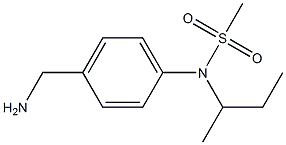 [4-(aminomethyl)phenyl]-N-(butan-2-yl)methanesulfonamide
