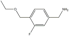 [4-(ethoxymethyl)-3-fluorophenyl]methanamine Structure