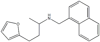 [4-(furan-2-yl)butan-2-yl](naphthalen-1-ylmethyl)amine|