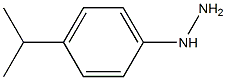 [4-(propan-2-yl)phenyl]hydrazine Struktur