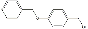 [4-(pyridin-4-ylmethoxy)phenyl]methanol 化学構造式