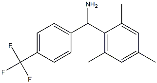 [4-(trifluoromethyl)phenyl](2,4,6-trimethylphenyl)methanamine