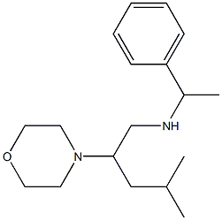 [4-methyl-2-(morpholin-4-yl)pentyl](1-phenylethyl)amine|