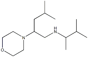 [4-methyl-2-(morpholin-4-yl)pentyl](3-methylbutan-2-yl)amine Structure