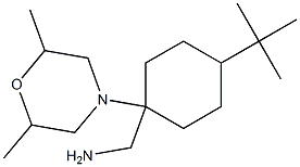 [4-tert-butyl-1-(2,6-dimethylmorpholin-4-yl)cyclohexyl]methanamine 化学構造式