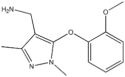 [5-(2-methoxyphenoxy)-1,3-dimethyl-1H-pyrazol-4-yl]methanamine
