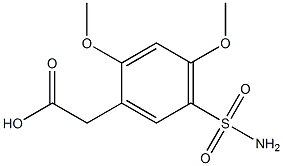 [5-(aminosulfonyl)-2,4-dimethoxyphenyl]acetic acid|