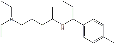 [5-(diethylamino)pentan-2-yl][1-(4-methylphenyl)propyl]amine
