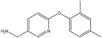 [6-(2,4-dimethylphenoxy)pyridin-3-yl]methylamine Struktur