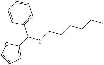 [furan-2-yl(phenyl)methyl](hexyl)amine Structure