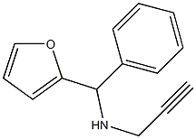 [furan-2-yl(phenyl)methyl](prop-2-yn-1-yl)amine 结构式