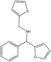 [furan-2-yl(phenyl)methyl](thiophen-2-ylmethyl)amine|