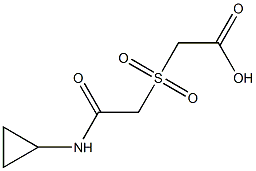 {[2-(cyclopropylamino)-2-oxoethyl]sulfonyl}acetic acid