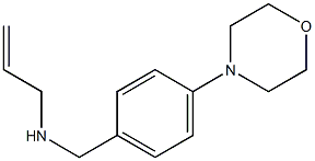 {[4-(morpholin-4-yl)phenyl]methyl}(prop-2-en-1-yl)amine Structure