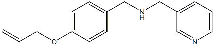 {[4-(prop-2-en-1-yloxy)phenyl]methyl}(pyridin-3-ylmethyl)amine|