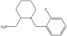 {1-[(2-fluorophenyl)methyl]piperidin-2-yl}methanamine|