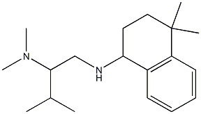 {1-[(4,4-dimethyl-1,2,3,4-tetrahydronaphthalen-1-yl)amino]-3-methylbutan-2-yl}dimethylamine,,结构式