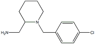 {1-[(4-chlorophenyl)methyl]piperidin-2-yl}methanamine