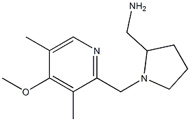 {1-[(4-methoxy-3,5-dimethylpyridin-2-yl)methyl]pyrrolidin-2-yl}methanamine